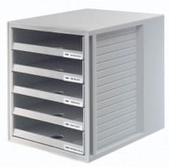 predalnik System Box, odprt, siv