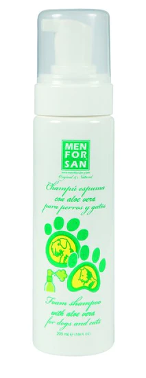 Menforsan šampon v peni iz Aloe Vere za pse in mačke, 200 ml