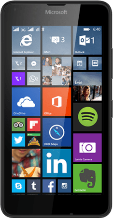 Microsoft GSM telefon Lumia 640 LTE, črn