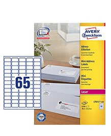 Avery Zweckform etikete L7651-100, 38.1 x 21.2 mm, bele