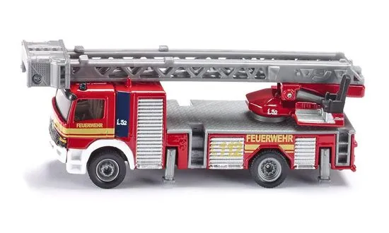 SIKU Super: gasilski tovornjak z lestvijo, 1:87