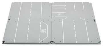 SIKU World: sestavljanka cesta z avtobusnim postajališčem in parkiriščem