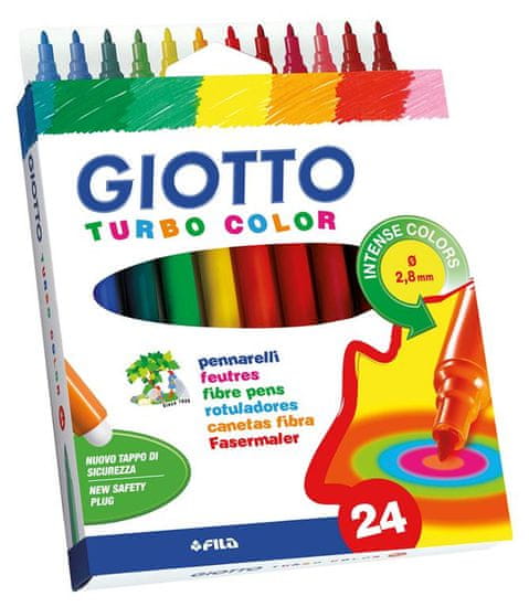 Giotto flomastri Turbo Color, 24/1