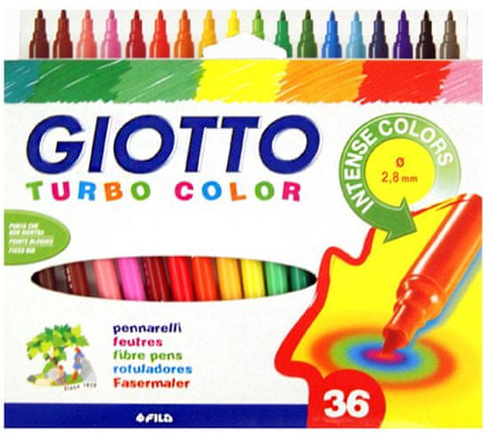Giotto flomastri Turbo Color, 36/1