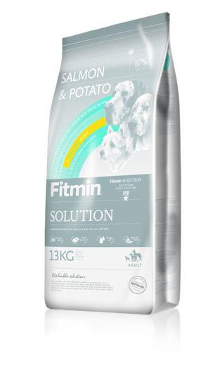 Fitmin Solution hrana za pse, losos in krompir, 13 kg