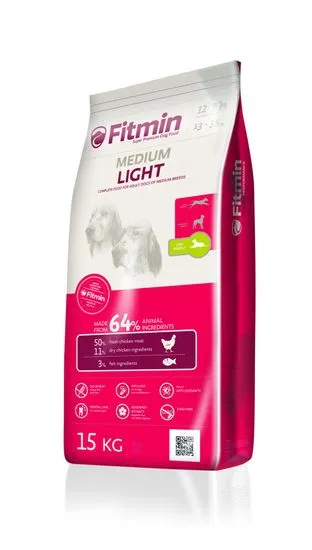 Fitmin Light hrana za pse srednje velikih pasem, piščanec, 15 kg