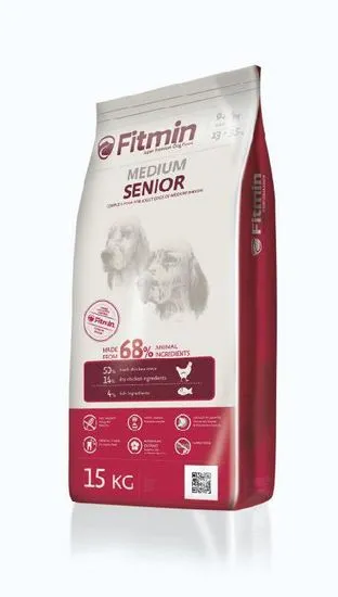 Fitmin hrana za starejše pse srednje velikih pasem, piščanec, 15 kg