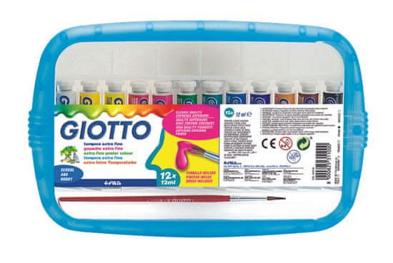 Giotto tempera Box 12ml. 12/1 3040 00