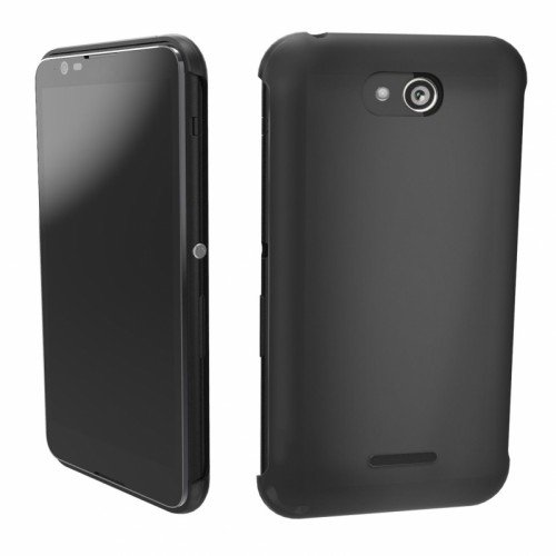 ovitek Soft Touch za Sony Xperia E4, črn