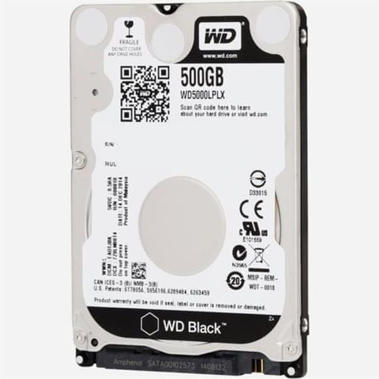 Western Digital trdi disk 500 GB SATA 7200 2.5 Black