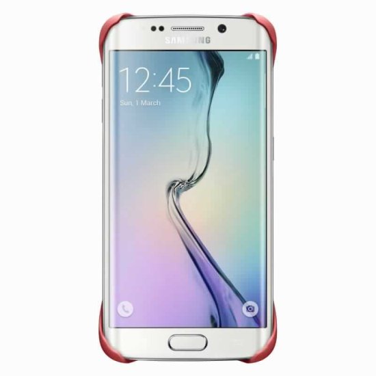 Samsung ovitek za Galaxy S6 Edge (G925), rdeča (EF-YG925BPEGWW)