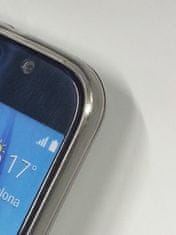 Ultra tanek silikonski ovitek za Samsung Galaxy S6 (G920), prozorno črn