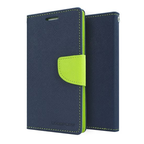Goospery preklopna torbica Fancy Diary za Samsung Galaxy S6 Edge (G925), modro-rumen