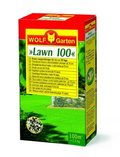 Wolf - Garten trifazno gnojilo za travo z začetnim in dolgotrajnim učinkom LN-MU250/CEE
