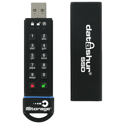 iStorage varen pomnilniški ključ USB datAshur SSD 30GB