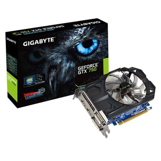 Gigabyte grafična kartica GeForce GTX 750 1GB DDR5 GV-N750OC-1GI