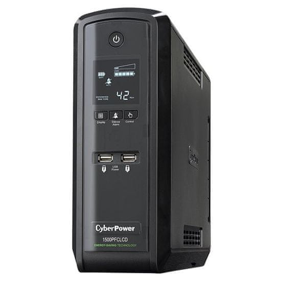 CyberPower brezprekinitveno napajanje 1500VA / 900W (CP1500EPFCLCD)