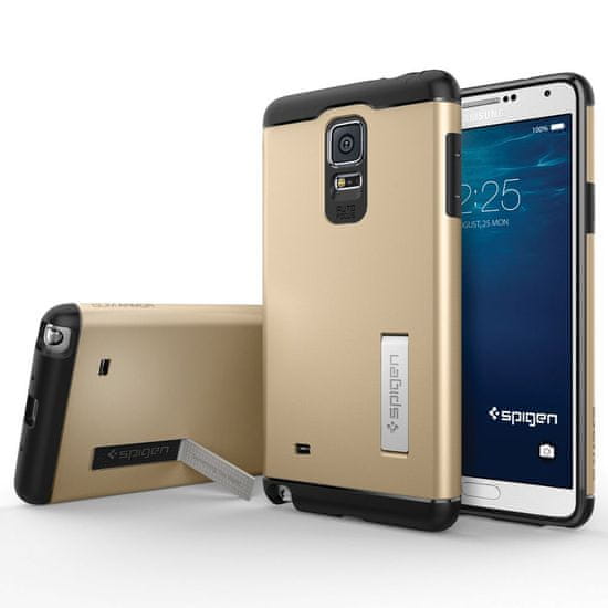 Spigen ovitek Slim Armor za Samsung Galaxy Note 4, zlat