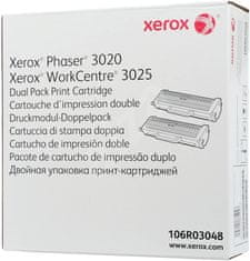 Xerox toner 106R03048 za Xerox P3020/WC3025, 2-pack, črn