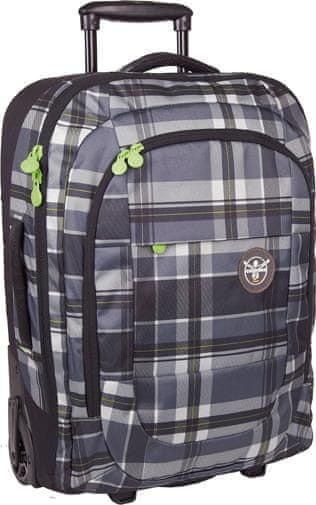 Chiemsee potovalna torba Cabin Trolley I0561 Plaid black
