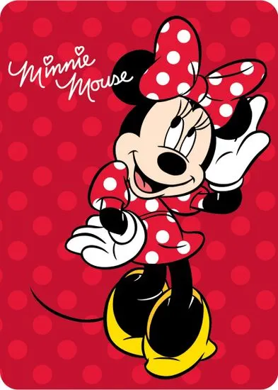 Greno otroška odeja Minnie Mouse, 100 × 140 cm