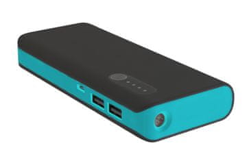 Omega Power Bank PMPB80BB, 8.000 mAh, črno-moder