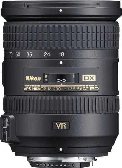 Nikon objektiv AF-S DX NIKKOR 18-200 mm f/3,5-5,6G ED VR II