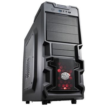 Cooler Master Midi ATX ohišje K380 RC-K380-KWN1 USB3.0, črno