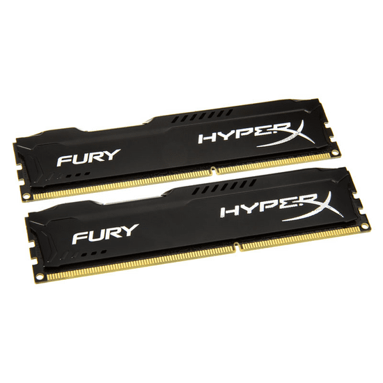 Kingston pomnilnik DDR3 HyperX FURY Black 8 GB kit (HX318C10FBK2/8) - Odprta embalaža