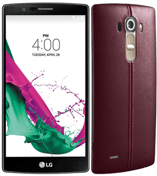 LG GSM telefon G4, Premium rdeče usnje