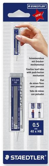 Staedtler mine za tehnični svinčnik Marsmicro, 0,5, HB, 40 kosov