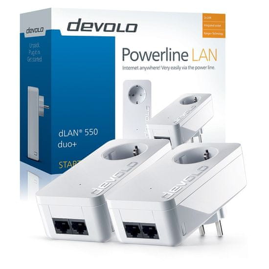 Devolo PLC dLAN® 550 duo + Starter Kit EU