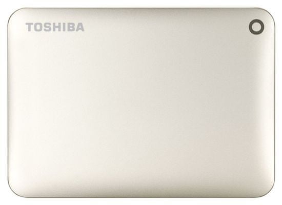 Toshiba zunanji trdi disk Canvio Connect II 2TB USB3.0, srebrno-zlat