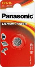 Panasonic baterija Lithium Power CR1216L, 1 kos