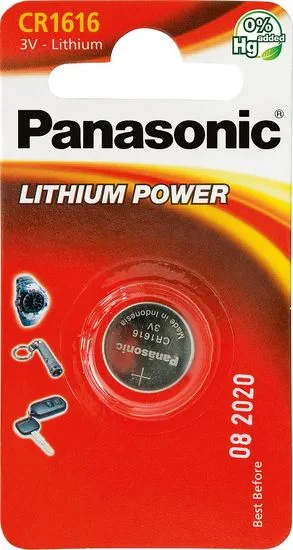 Panasonic Baterija Panasonic CR 1616 3V Lithium