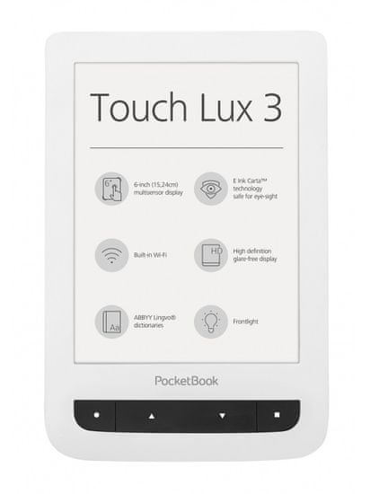 PocketBook elektronski bralnik 626 Touch Lux3, bel