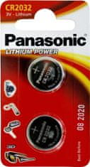 Panasonic baterija CR-2032L, 2 kosa