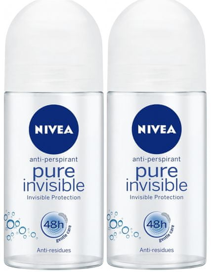 Nivea 2x deodorant Pure Invisible 50 ml