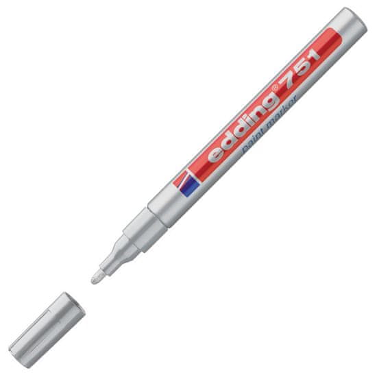 Edding marker z lakom E-751, 1-2 mm, 10 kosov