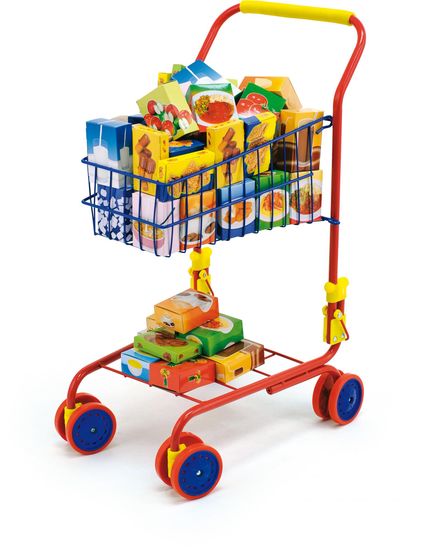 Bayer Design nakupovalni voziček z izdelki, rumen