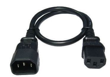 Samurai Power povezovalni IEC kabel 10A C13/C14, 0,5 m