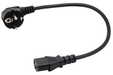 Samurai Power povezovalni IEC kabel 10A C13/šuko, 0,5 m