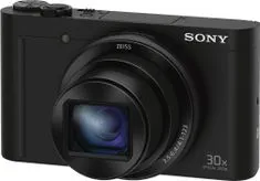 Sony digitalni fotoaparat DSC-WX500B, črn