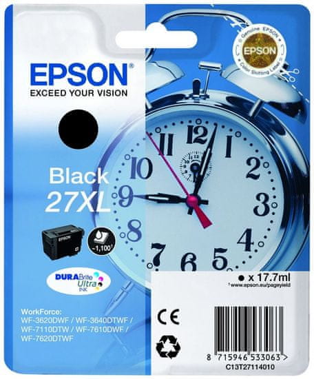 Epson črnilo 27XL, črno