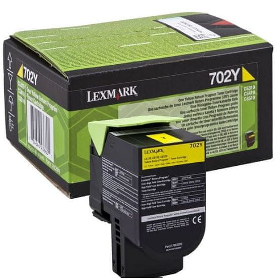 Lexmark toner 70C20Y0, yellow
