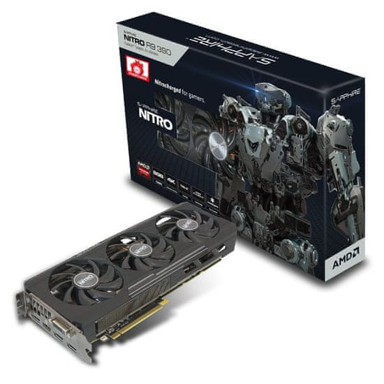 Sapphire grafična kartica Nitro R9 390 8GB GDDR5 Tri-X OC lite
