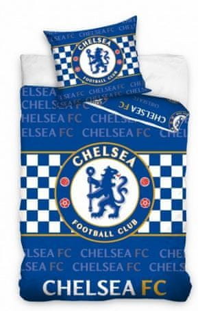 Chelsea FC posteljnina, 140 x 200 cm, modro-bela