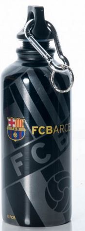 Barcelona FC plastenka, črno-srebrna, 400 ml