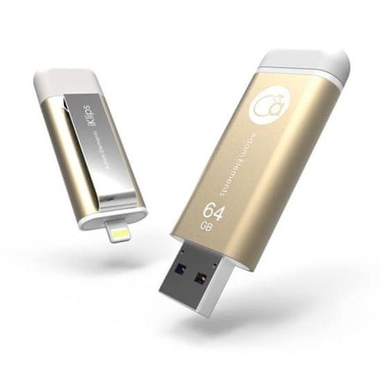 Adam Elements iKlips 64GB konektor Apple Lightning in USB3.0