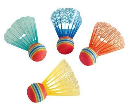 Hudora badminton žogice Fun, barvne
